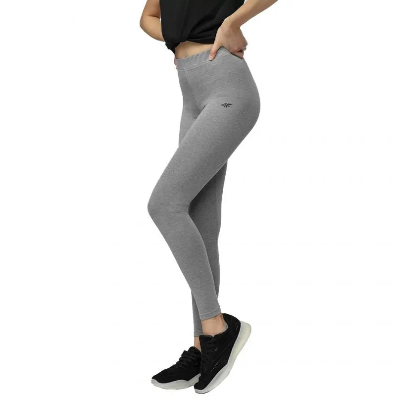 4F Womens Leggings - Gray Melange