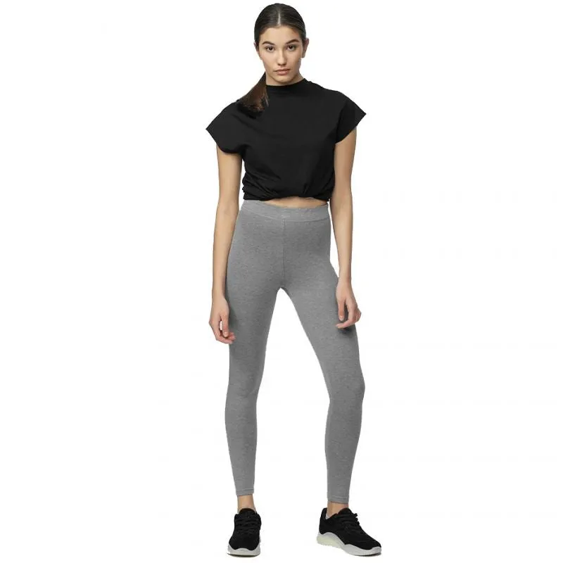 4F Womens Leggings - Gray Melange