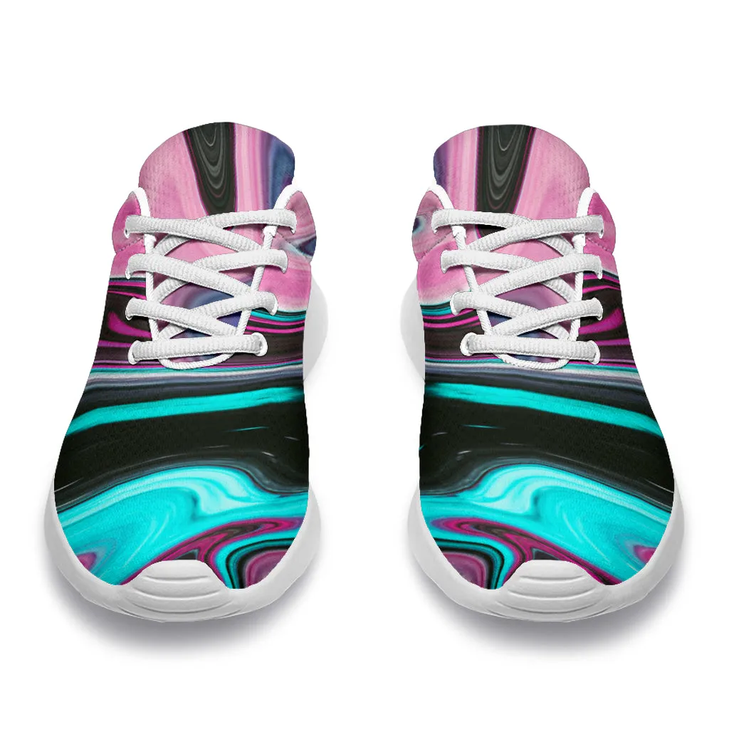 Abstract Lines - Sport Sneakers