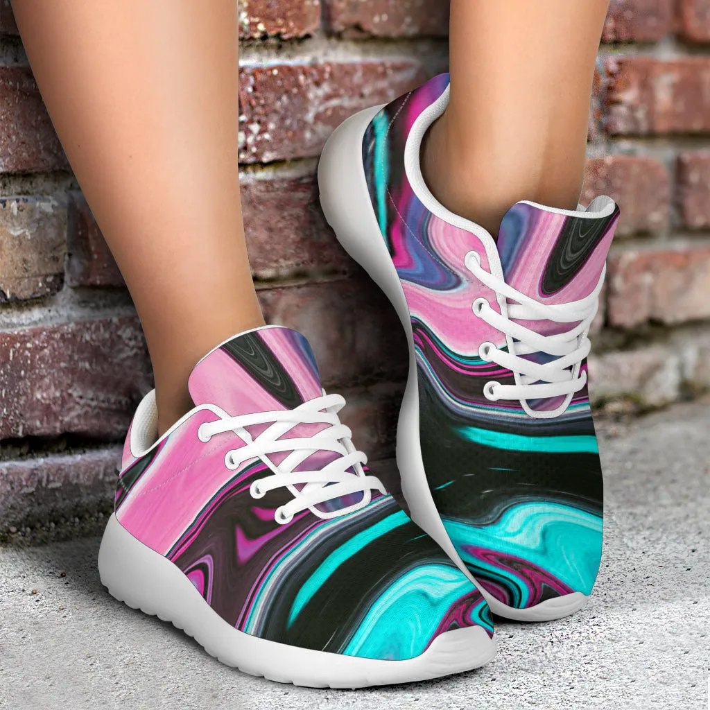 Abstract Lines - Sport Sneakers