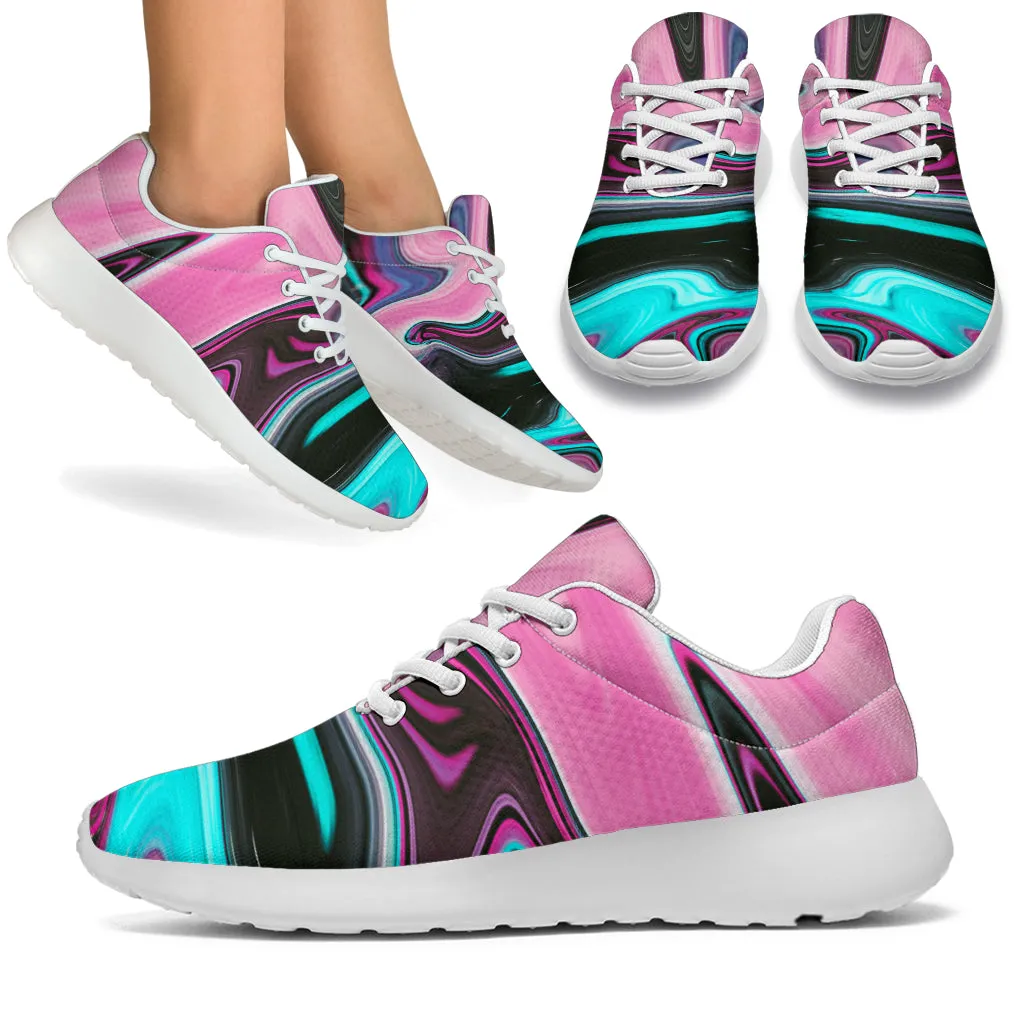 Abstract Lines - Sport Sneakers