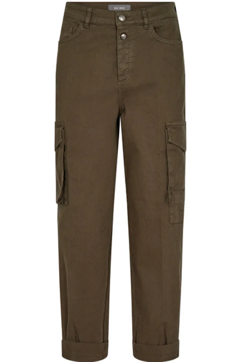 Adeline Cargo Pant | Forest Night | Bukser fra Mos Mosh