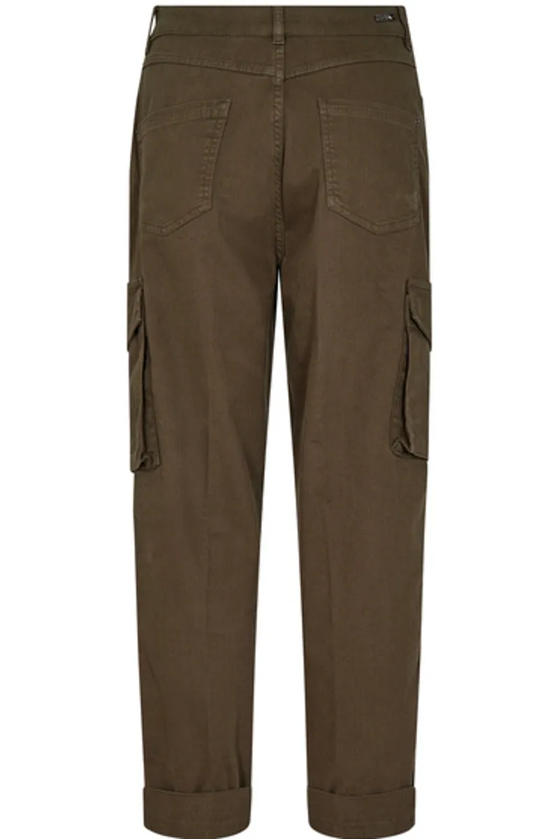 Adeline Cargo Pant | Forest Night | Bukser fra Mos Mosh