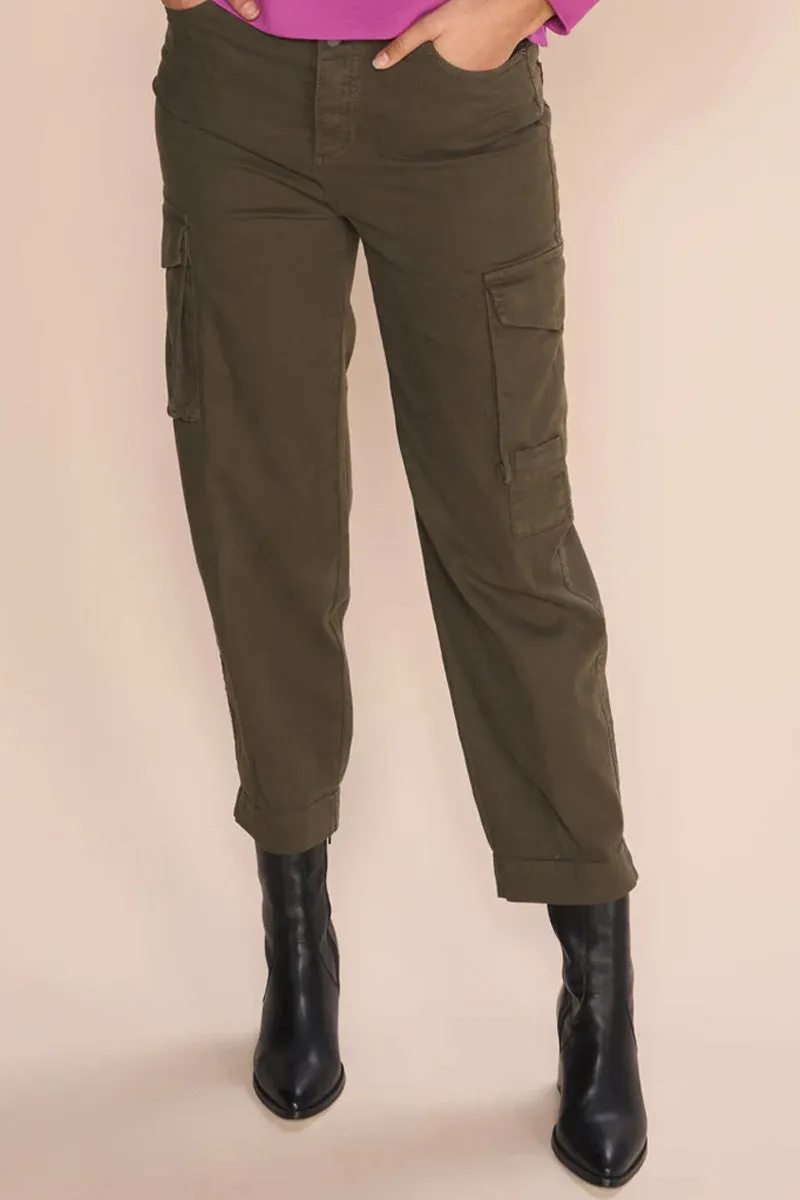 Adeline Cargo Pant | Forest Night | Bukser fra Mos Mosh