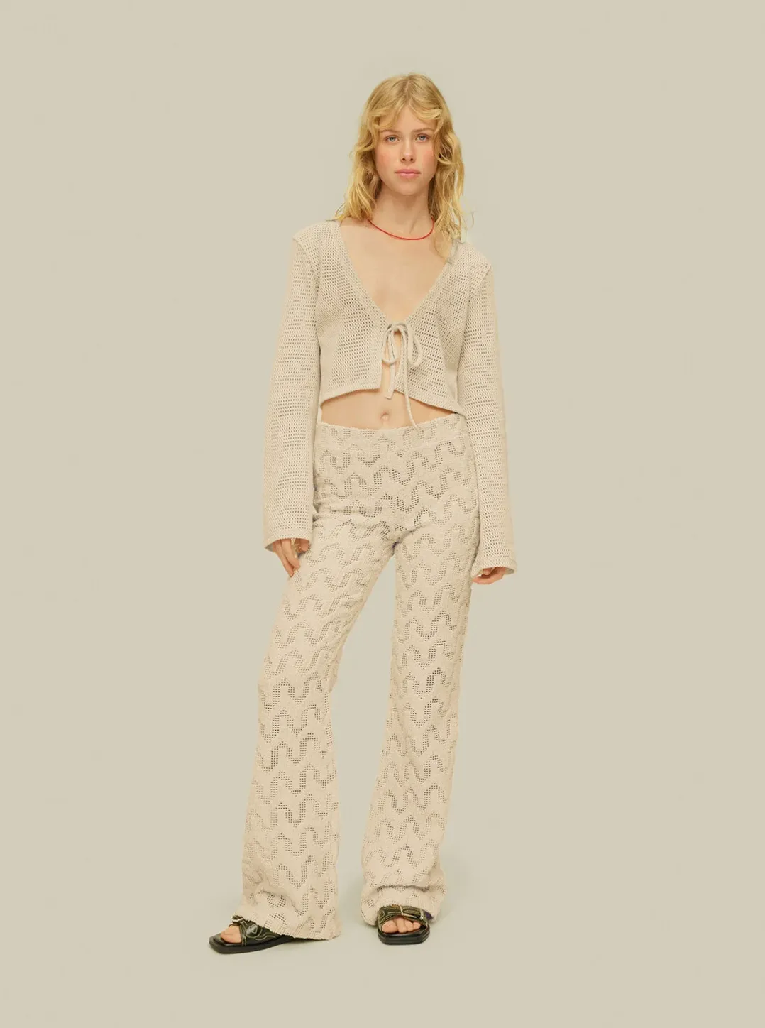 ATLAS SINGO CROCHET TROUSERS