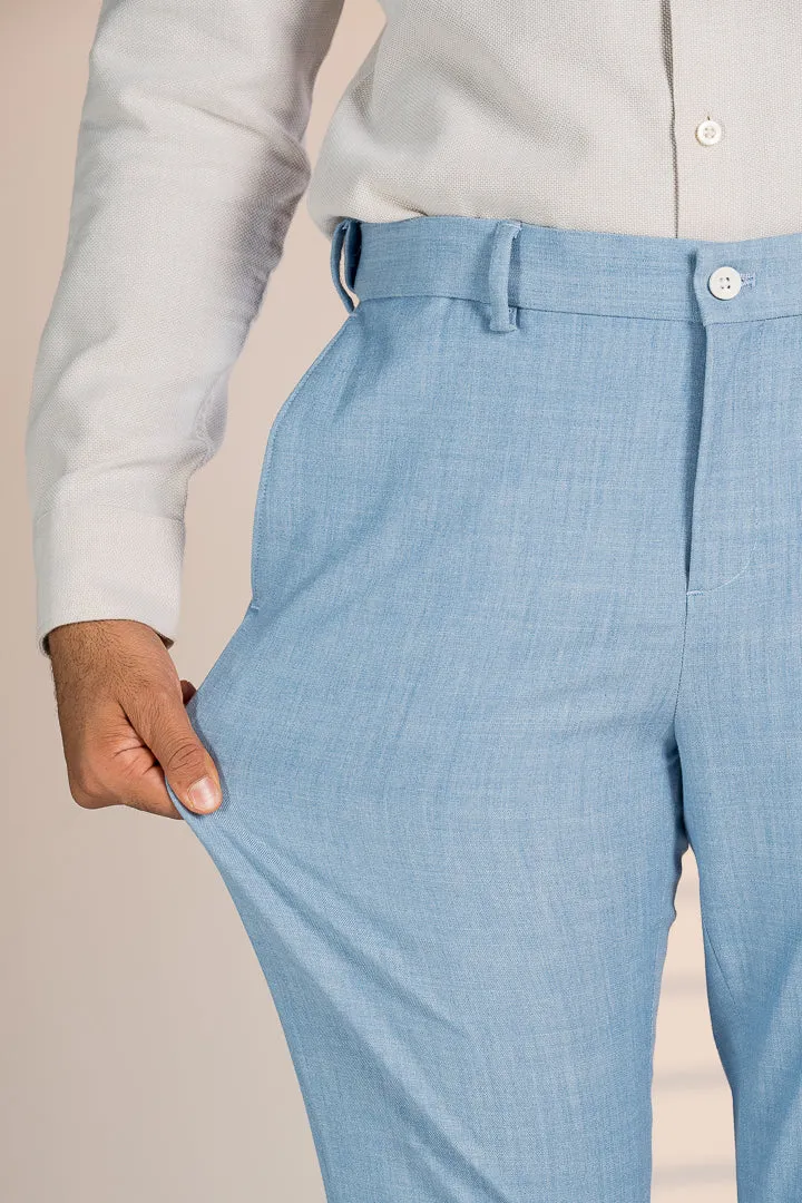 Bali Blue Business Casual Pants