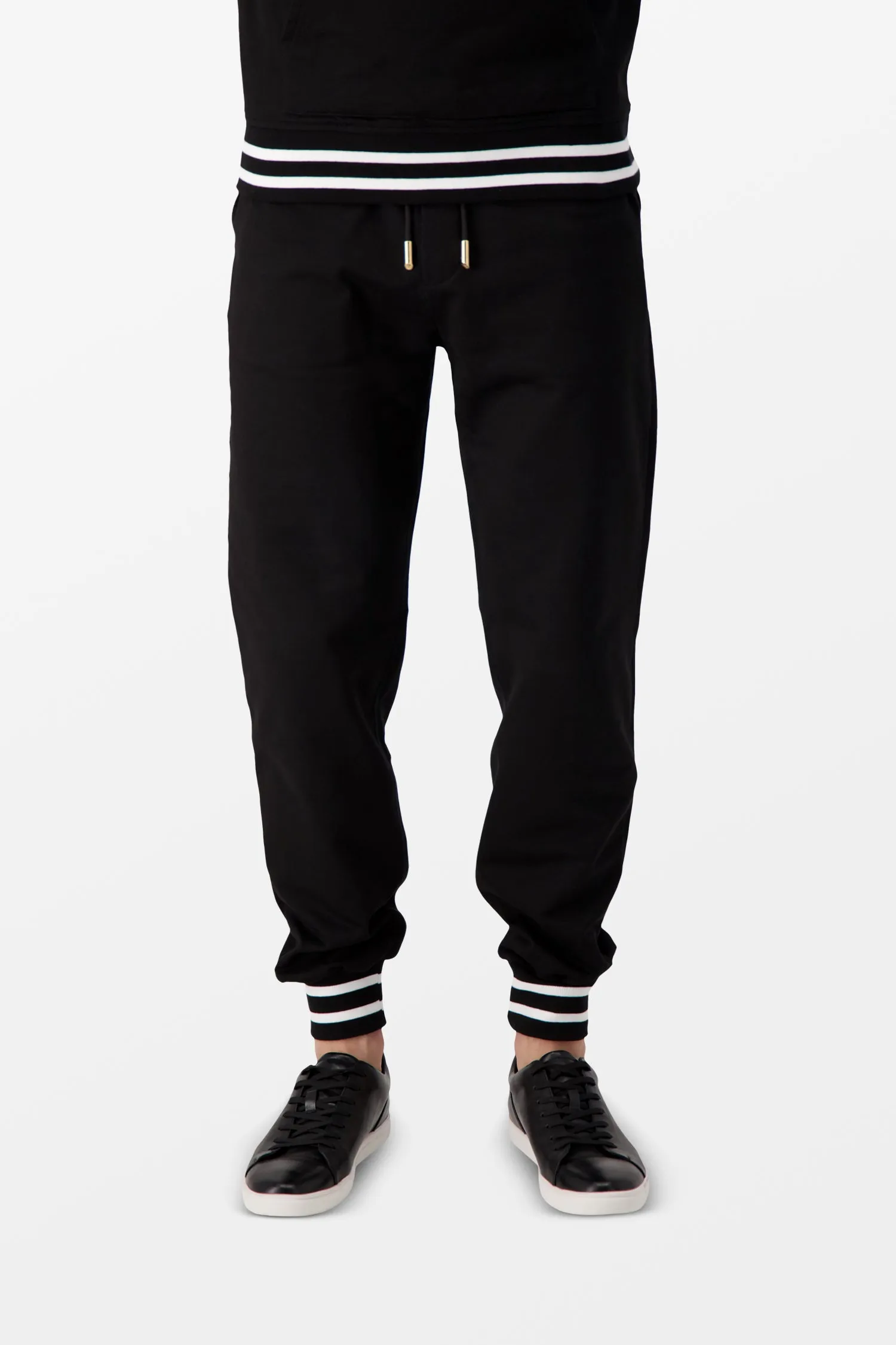 Billionaire Black/Gold Crest Jogging Trousers