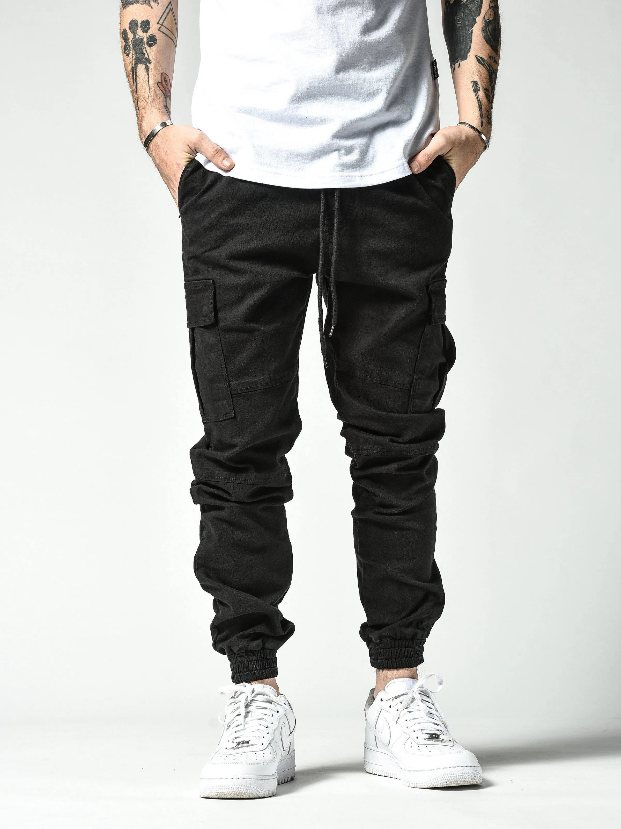 Black Cargo Pants