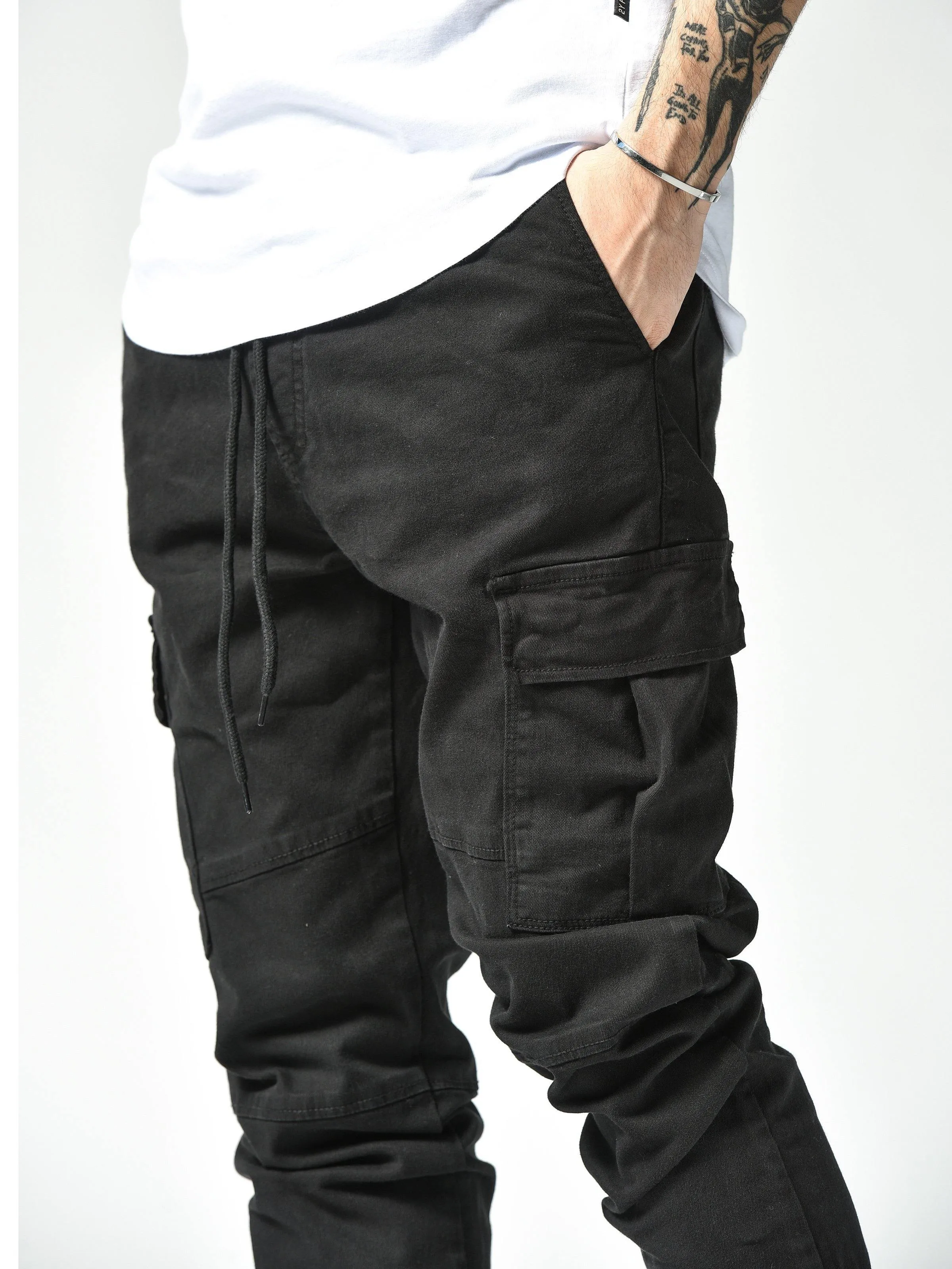 Black Cargo Pants