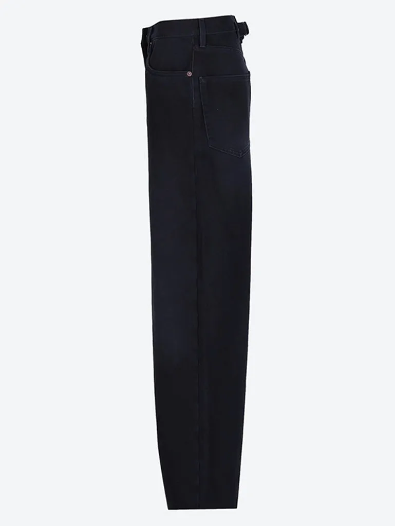 Black denim pants