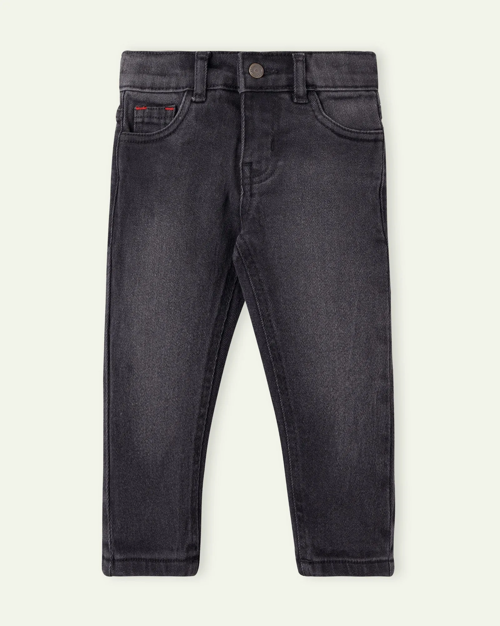 Black Straight Fit Jeans