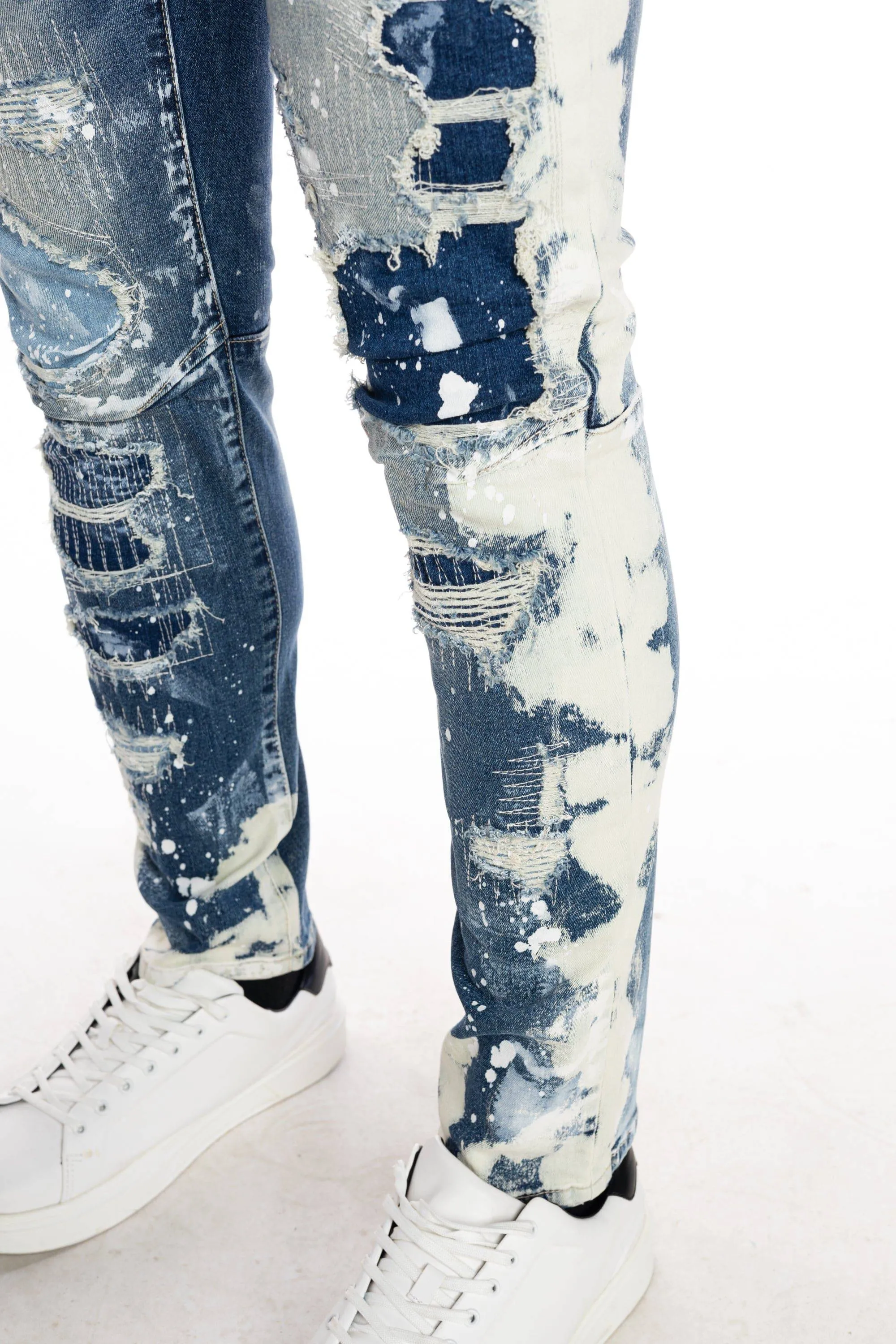 Bleach Fashion Jeans -Marshall Blue