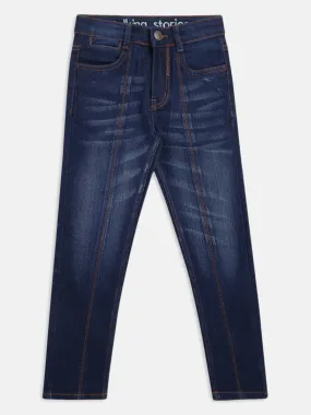 Boys Dark Blue Denim Jeans