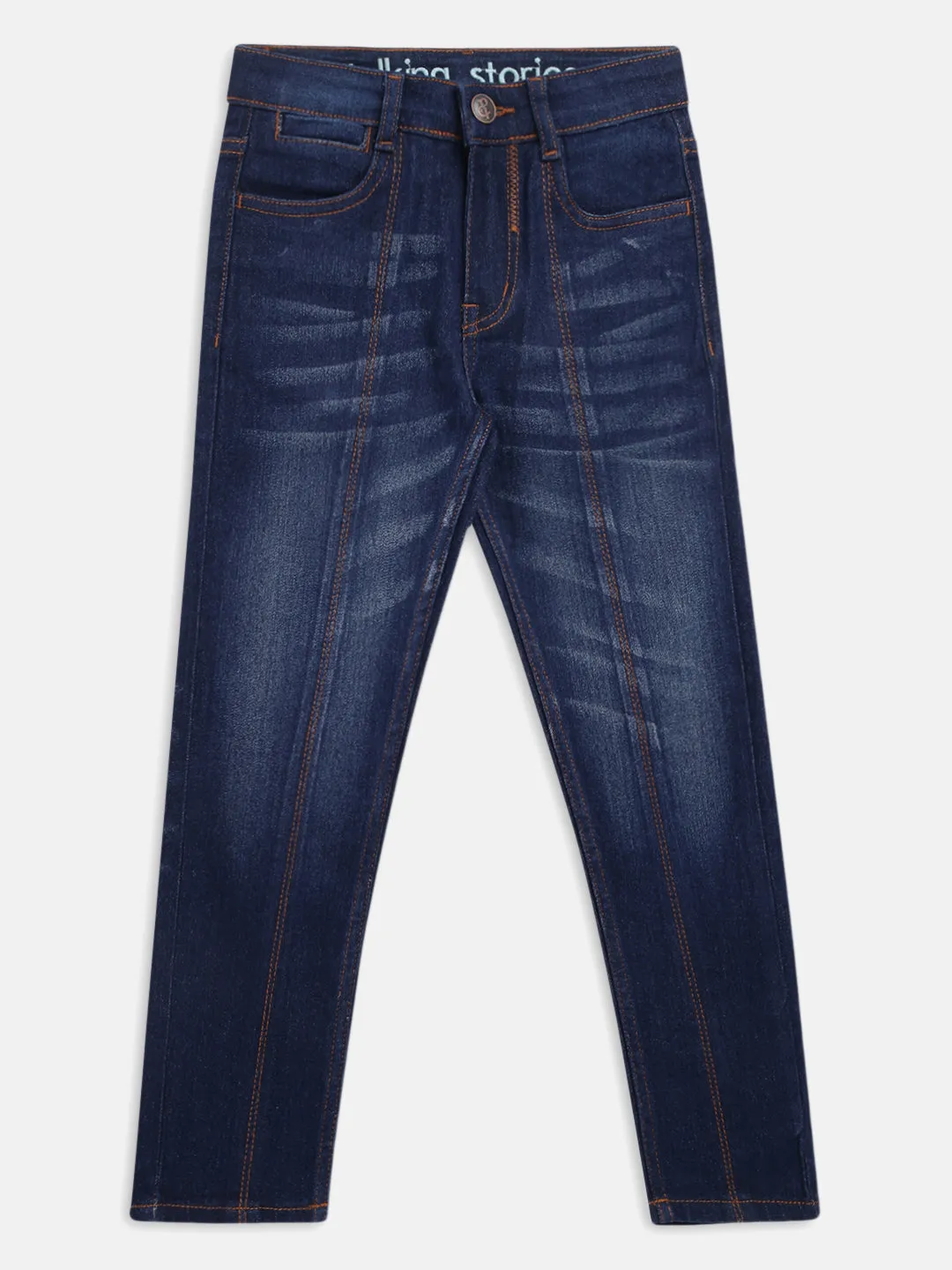 Boys Dark Blue Denim Jeans