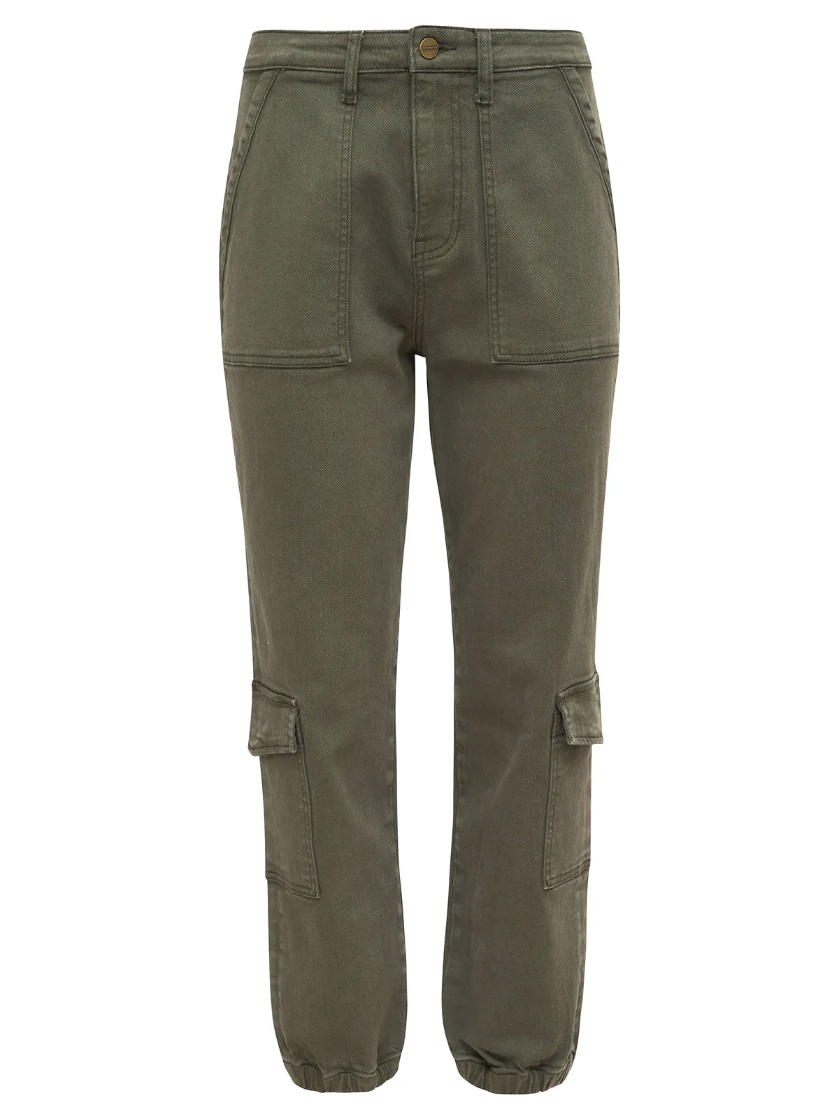 Brooklyn Cargo High Rise Pant Mossy Green