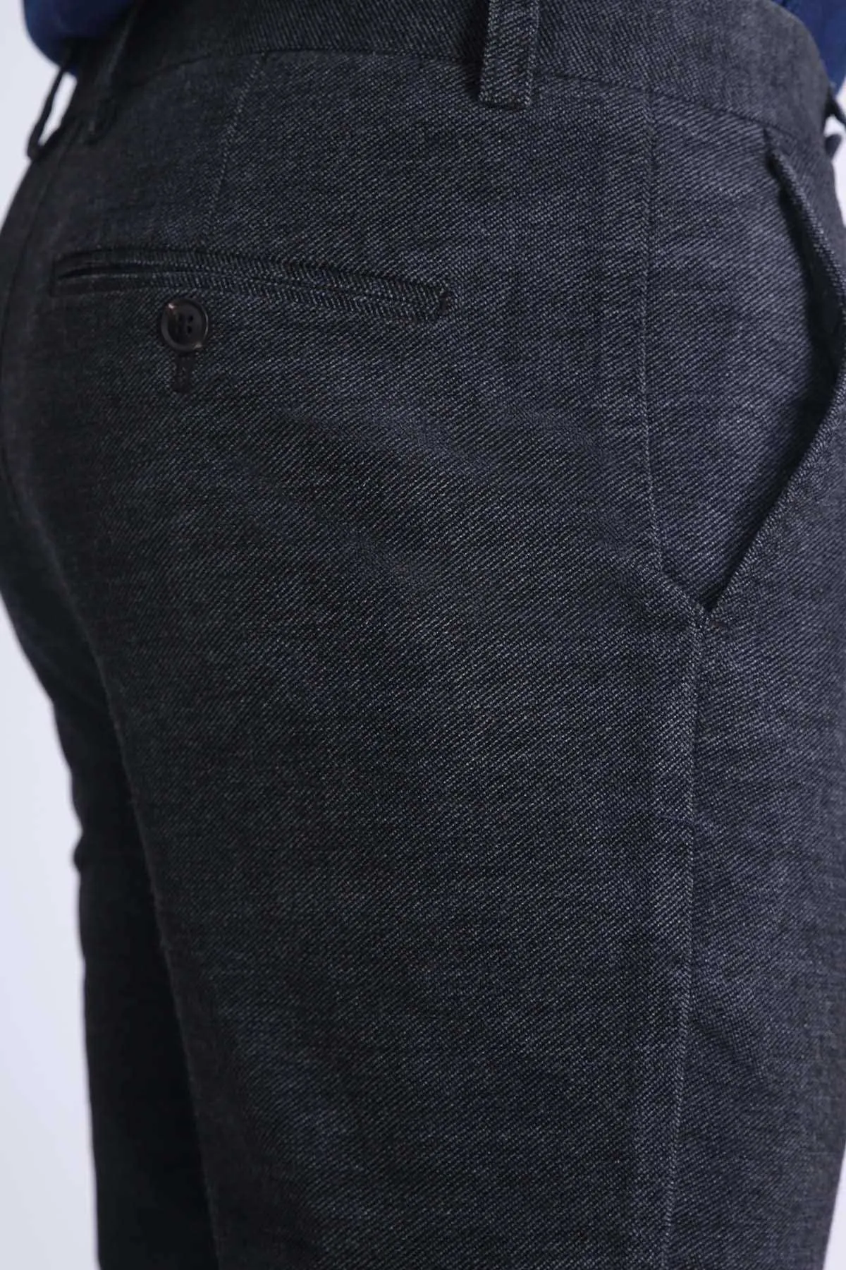 C PANT CROSS POCKET SMART FIT CHARCOAL