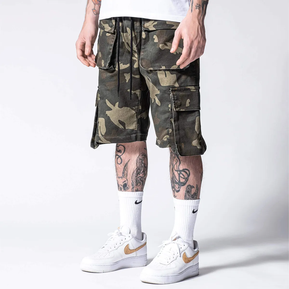 Camo Cargo Shorts