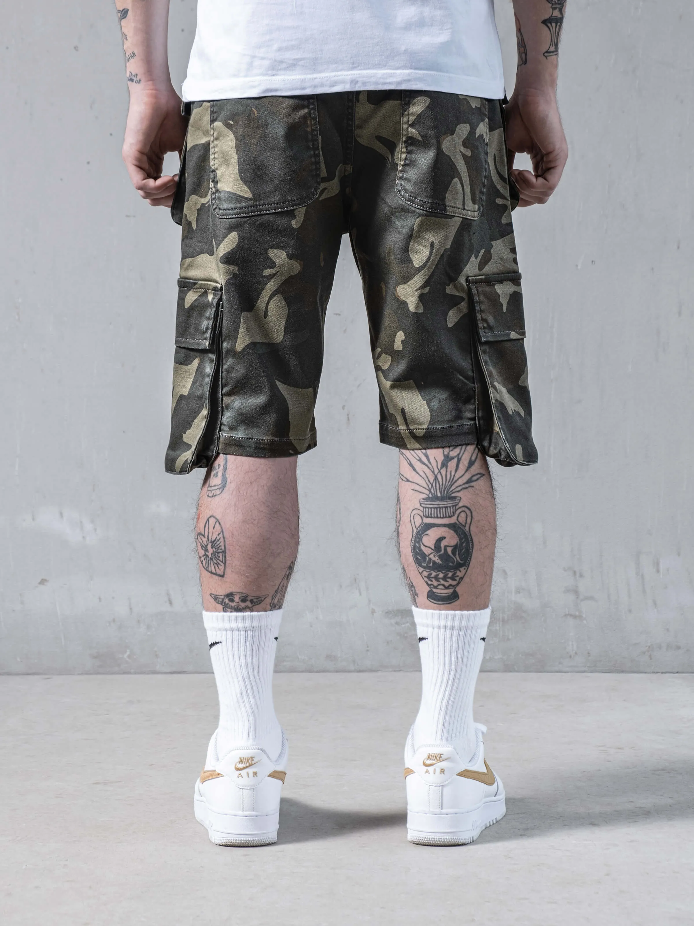 Camo Cargo Shorts