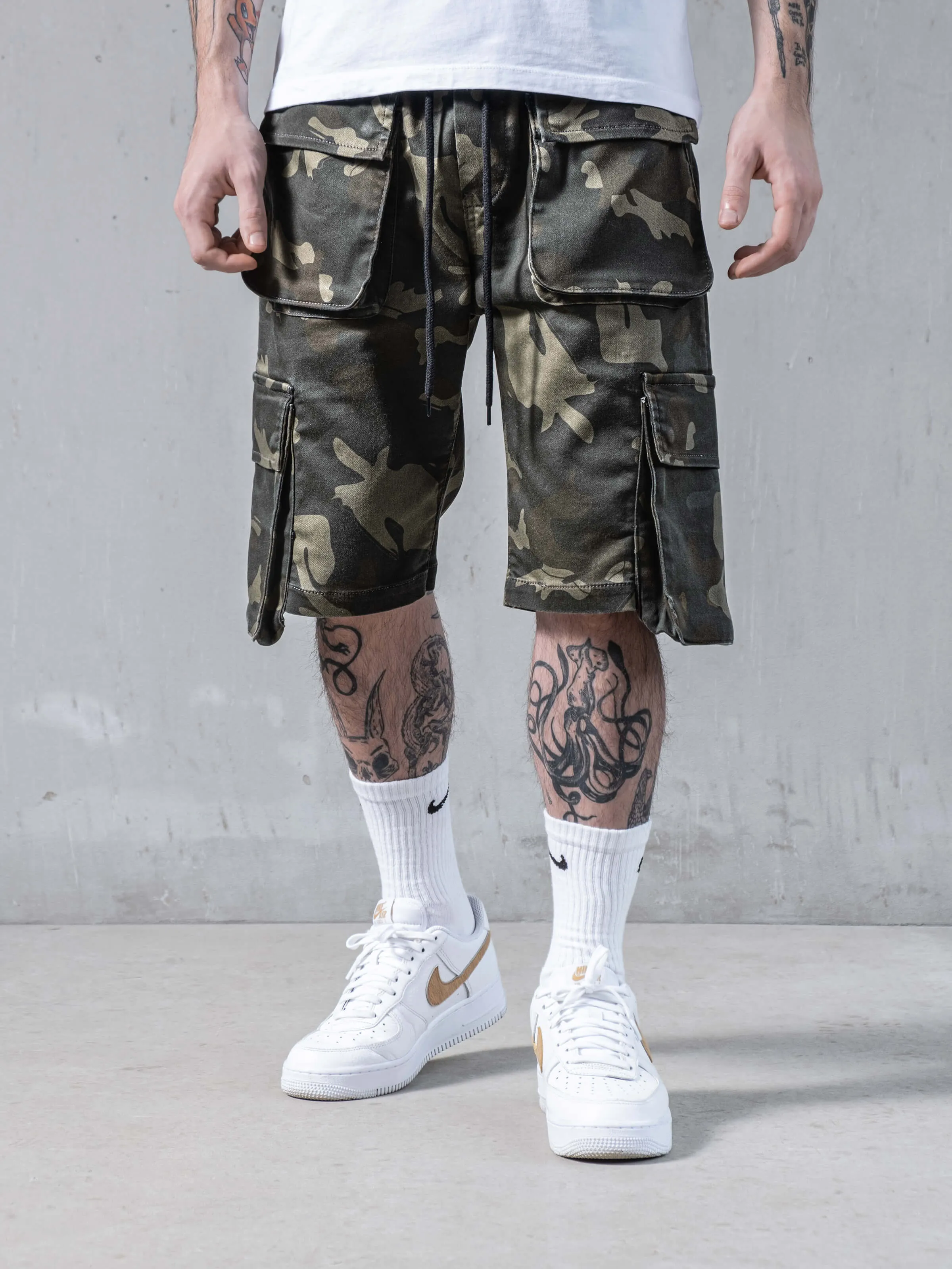 Camo Cargo Shorts