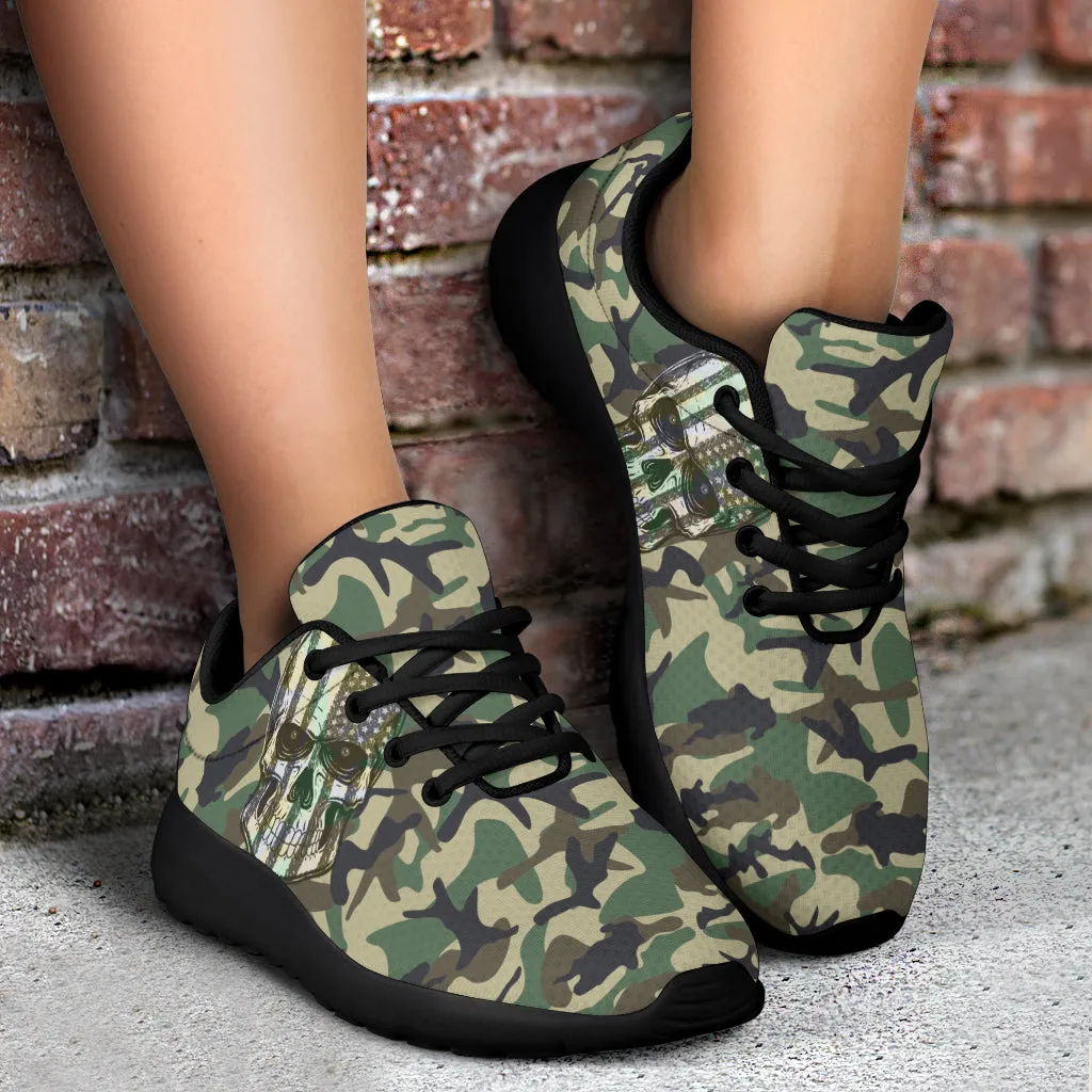 Camo Skull Sport Sneakers