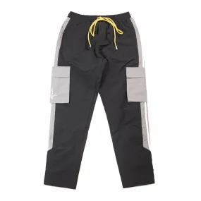 Cargo Track Pants (Black/Grey)