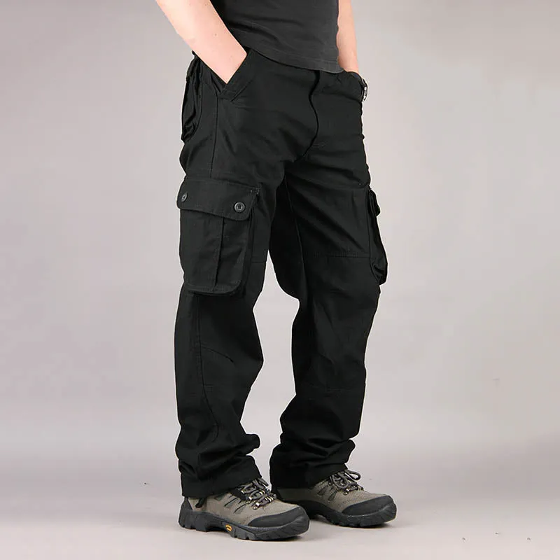 Casual Multi Pocket Military Plus Size Men's Pants