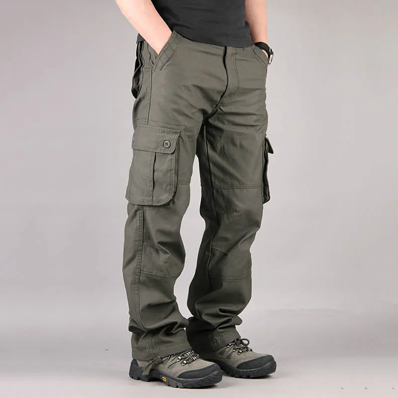 Casual Multi Pocket Military Plus Size Men's Pants