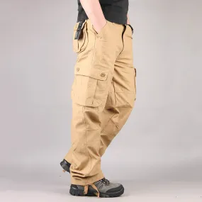 Casual Multi Pocket Military Plus Size Men's Pants