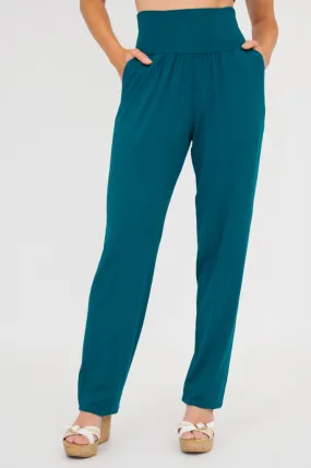 Clair Pant, Teal, Bamboo