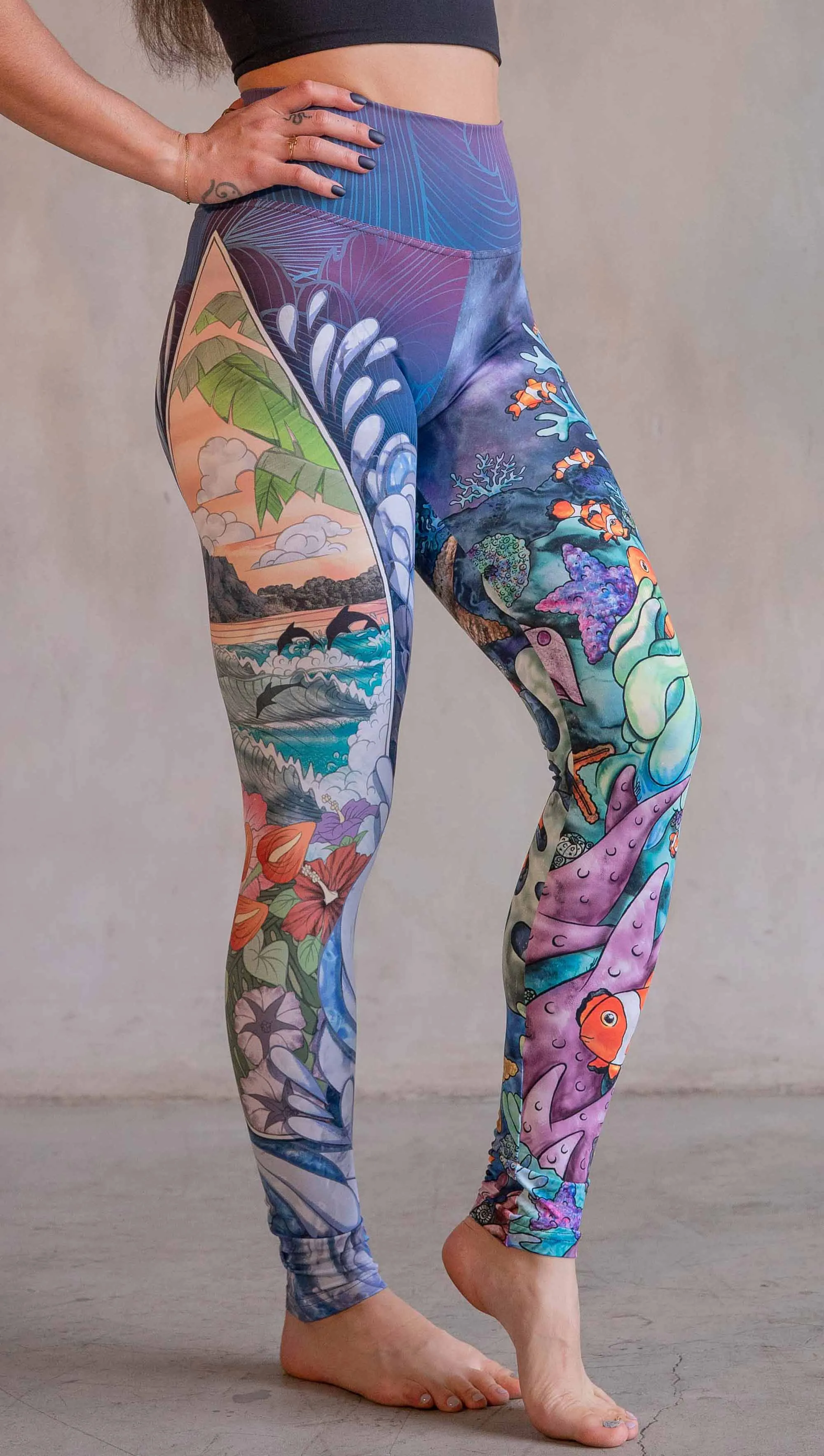 Clownfish Mashup - Athleisure Leggings