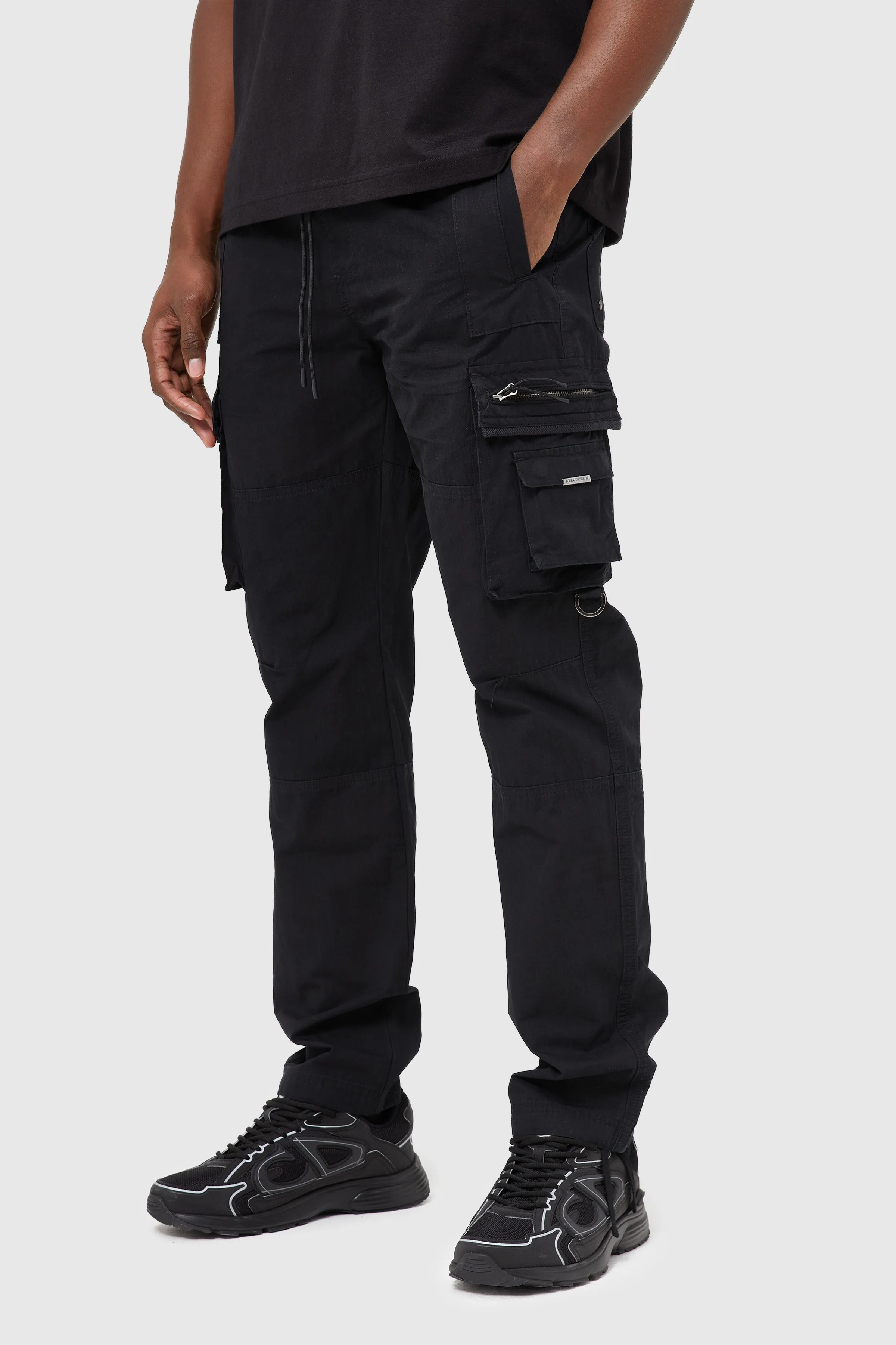 CONQUER CARGO PANT - BLACK