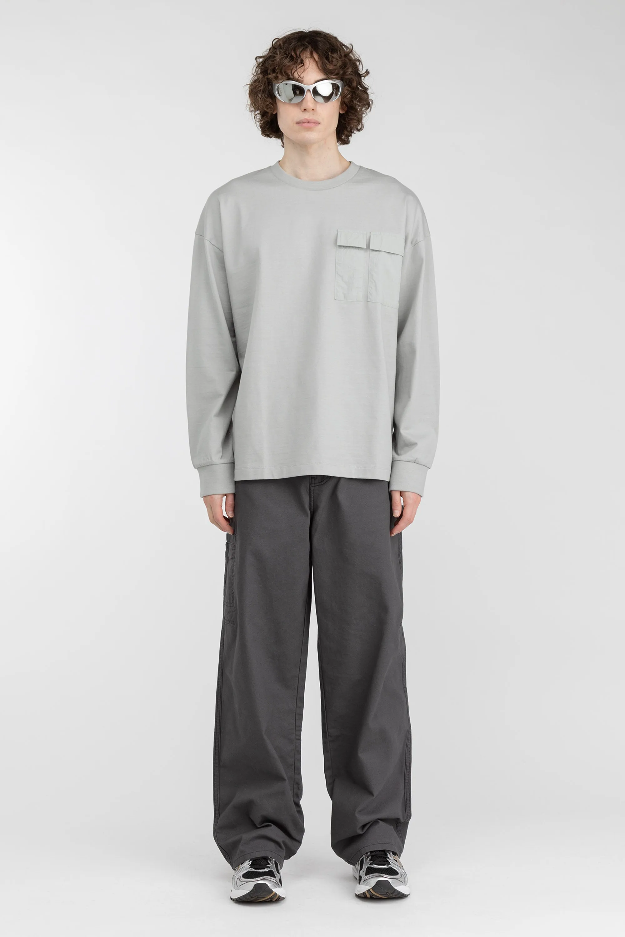 COTTON-TWILL STRAIGHT LEG CARGO PANT