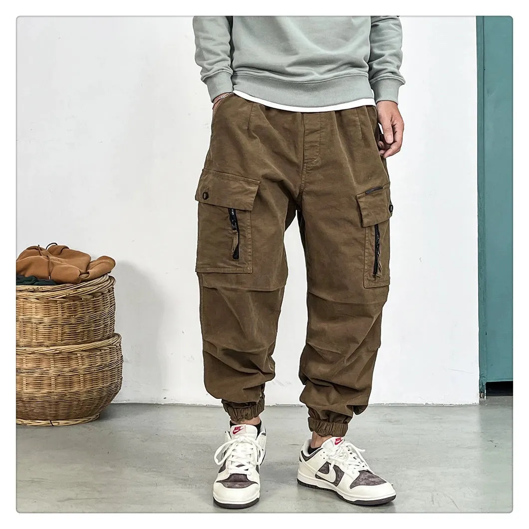 Cuffed Utility Cargo Pants