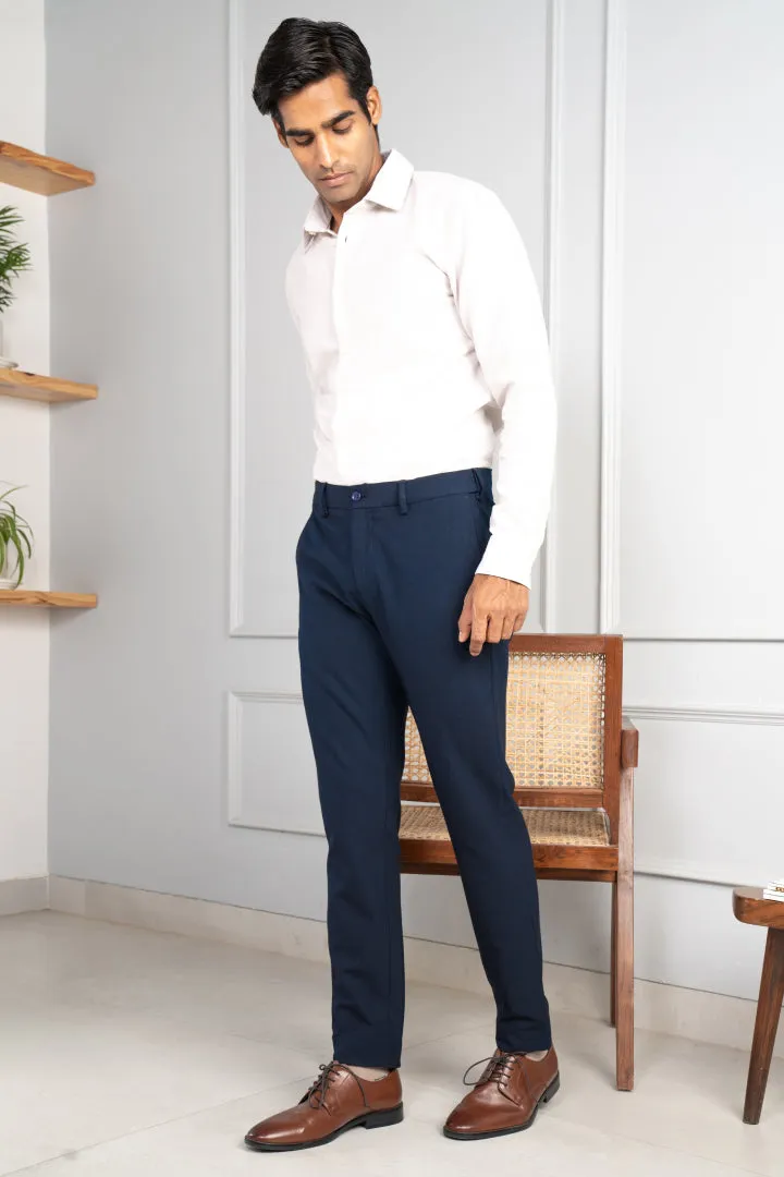 Eco Navy Stretch Pants