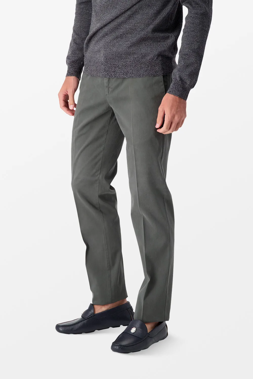 Incotex Grey Classic Trousers