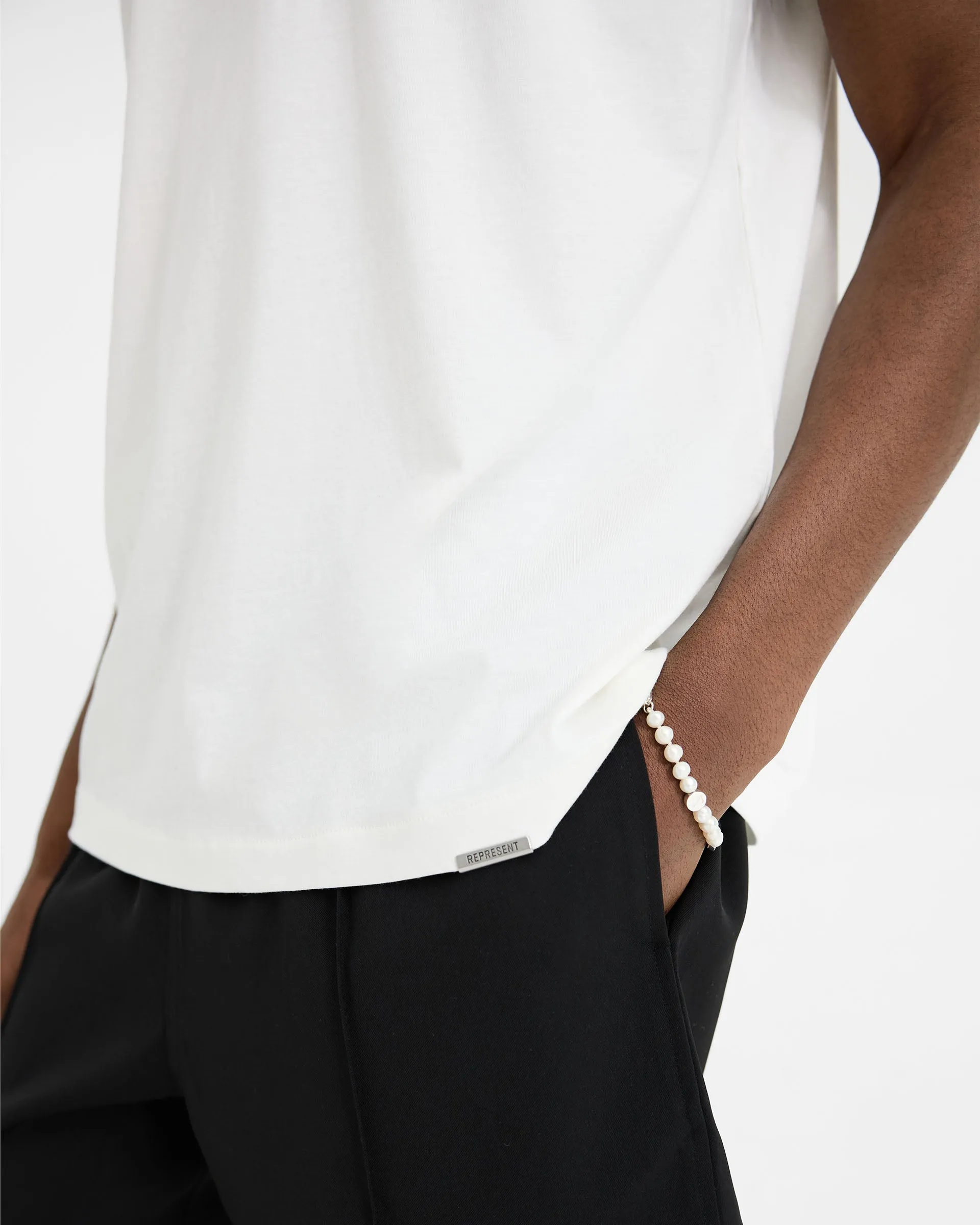 Initial Track Short - Black