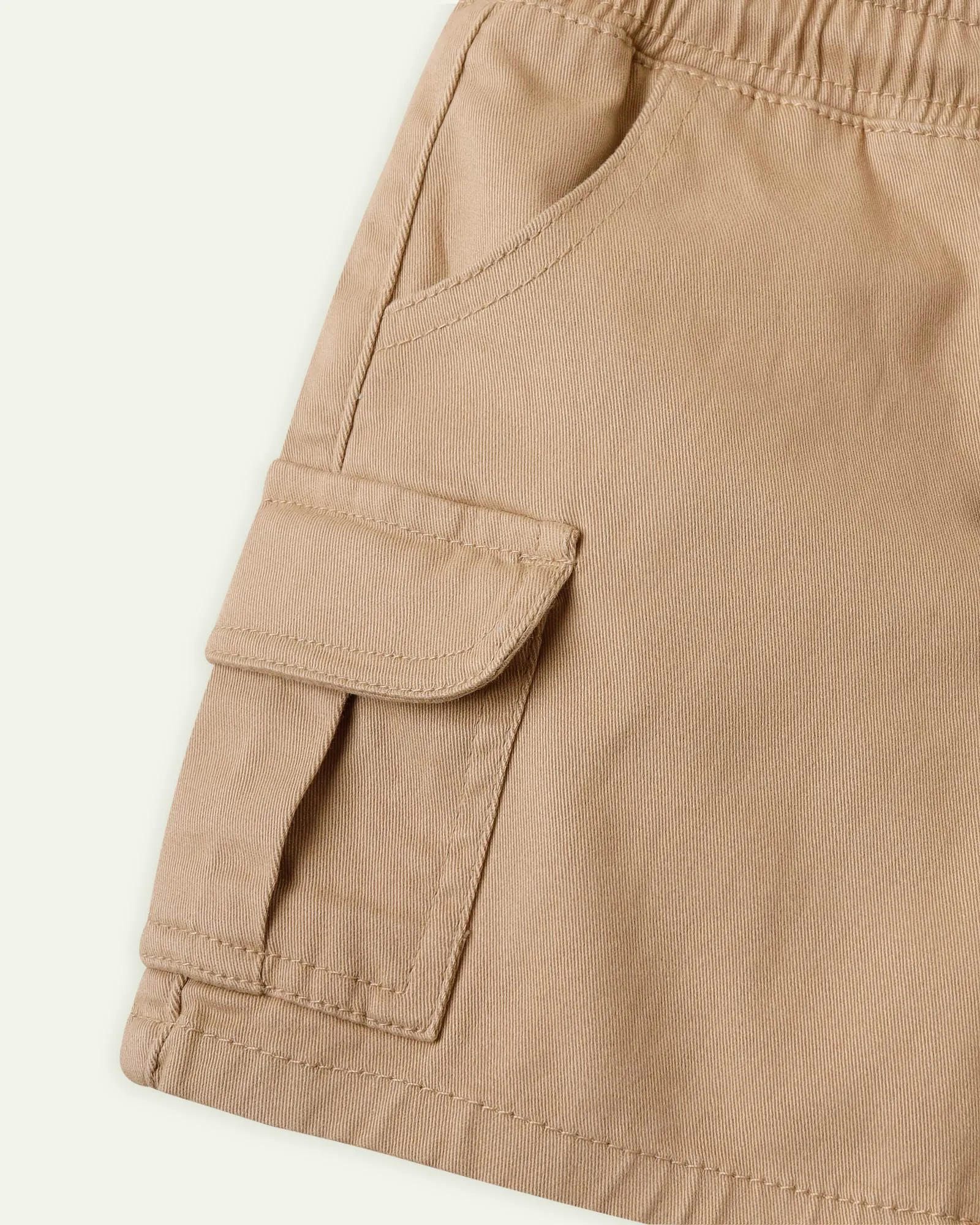 Khaki Cargo Shorts