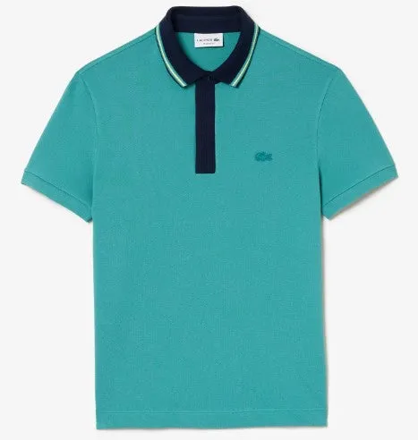 Lacoste Smart Paris Regular Fit Contrast Neck Polo Shirt