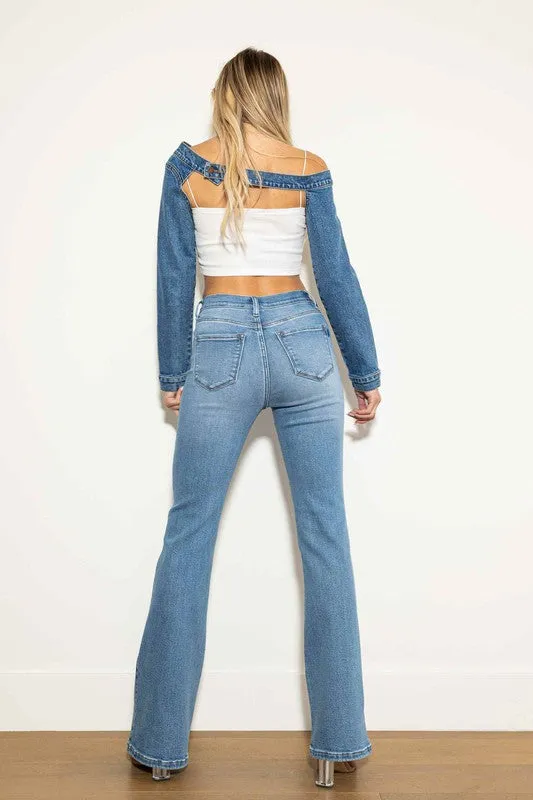 Lana wild leg jeans