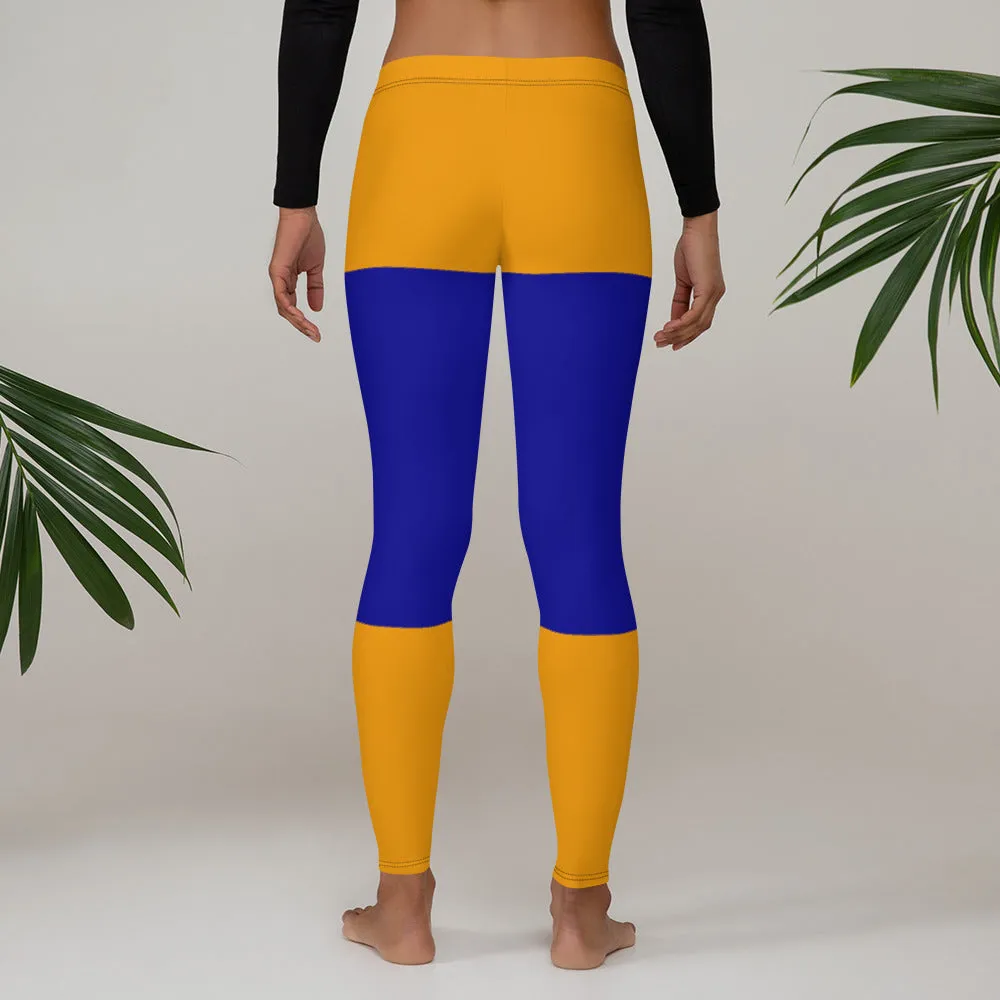 Leggings Blue/Gold