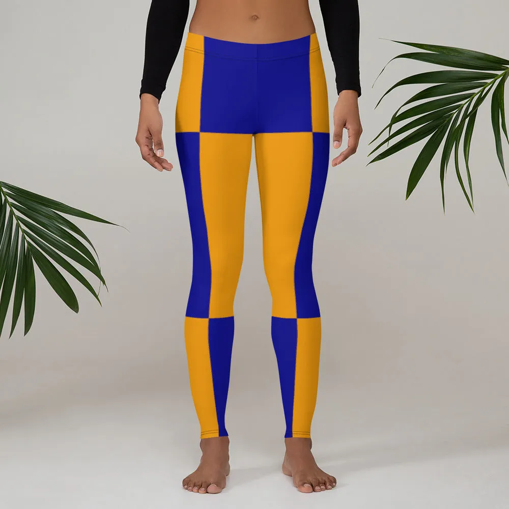 Leggings Blue/Gold