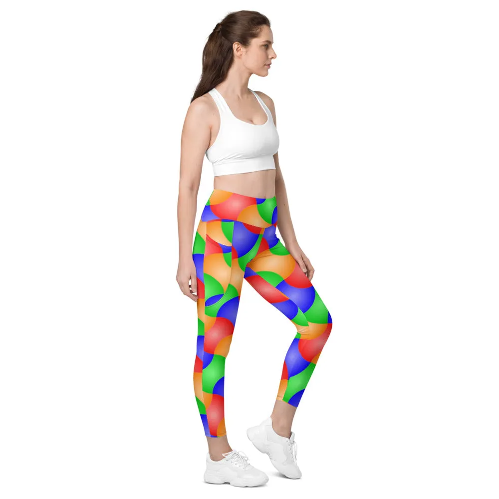 Leggings with pockets Patchwork