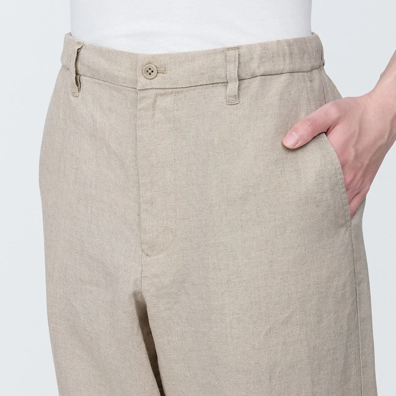 Linen Tapered Pants