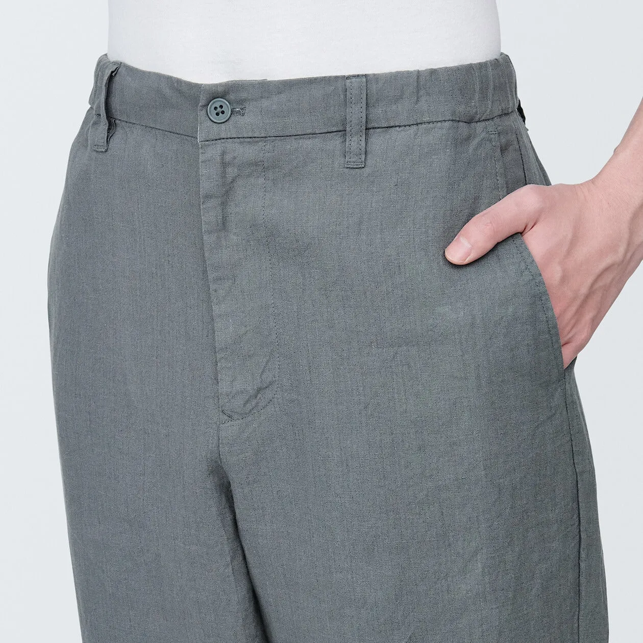 Linen Tapered Pants