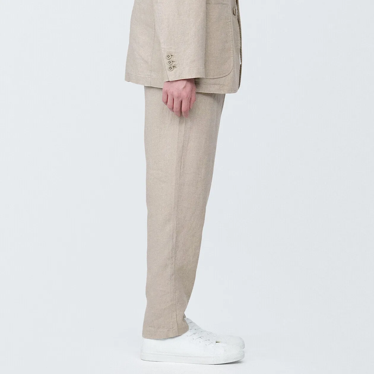 Linen Tapered Pants