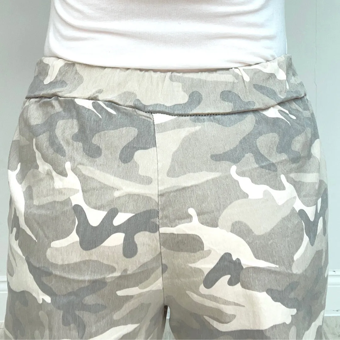 Magic Camo Trousers - Stone