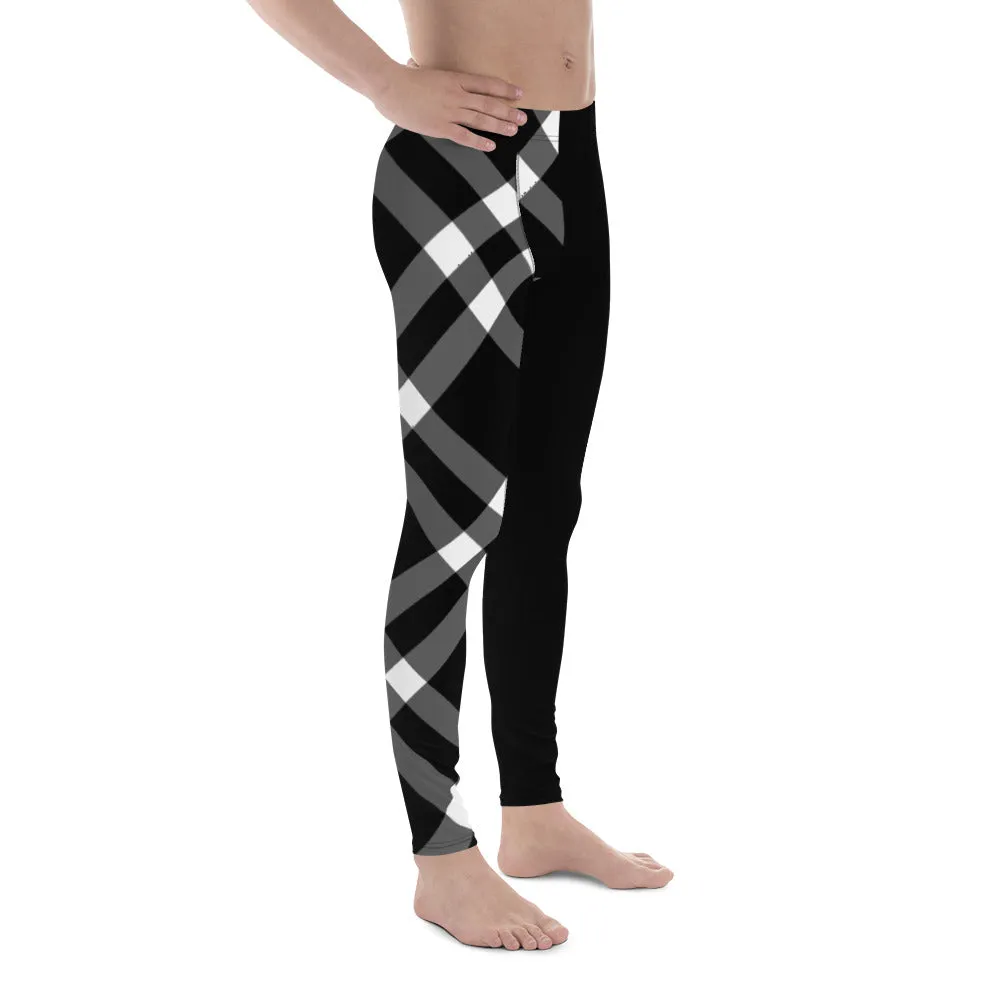 Men's Leggings Gingham