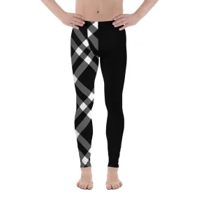 Men's Leggings Gingham