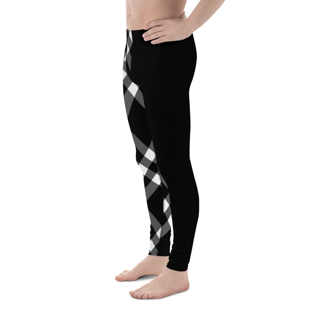 Men's Leggings Gingham