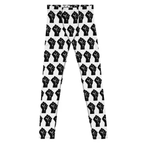 Men's Leggings Raised Fist